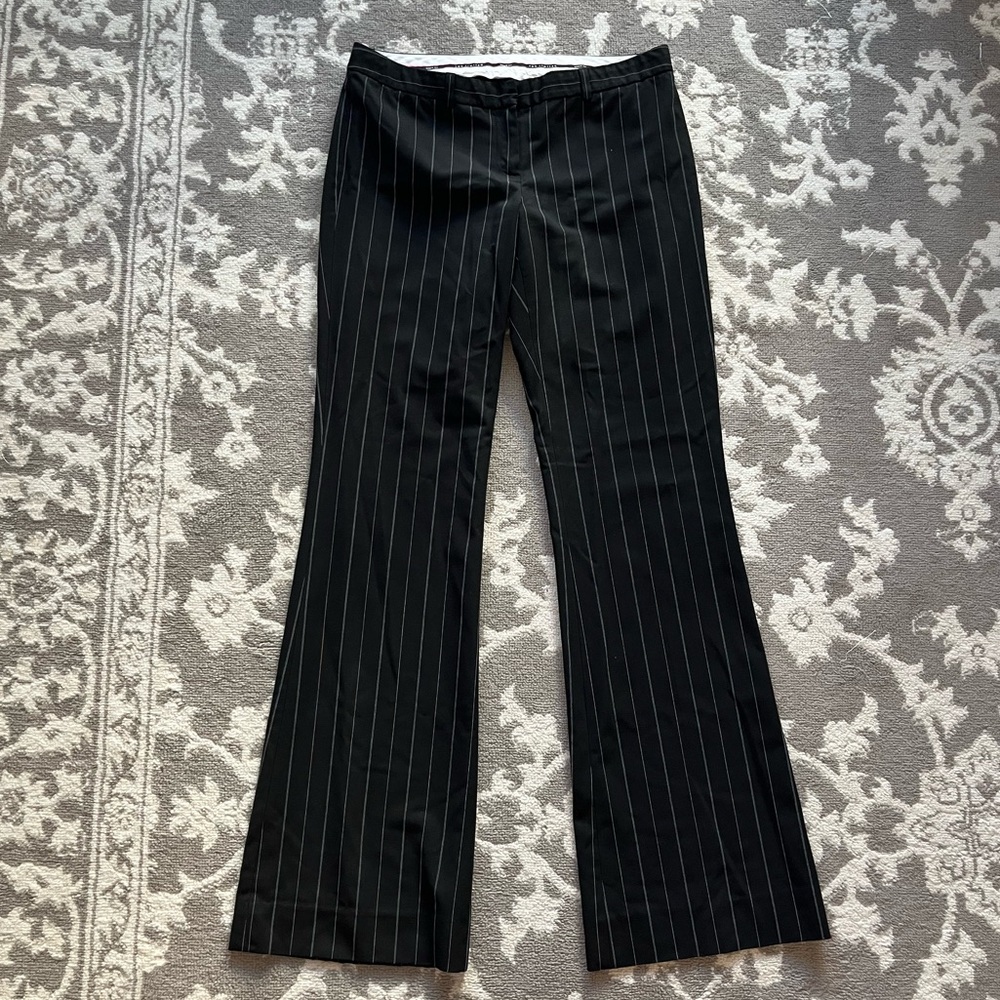 The Limited Drew Fit Low-Rise Pinstripe Pants